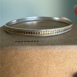 Anna Beck Two-Tone Metal Bangle Bracelet